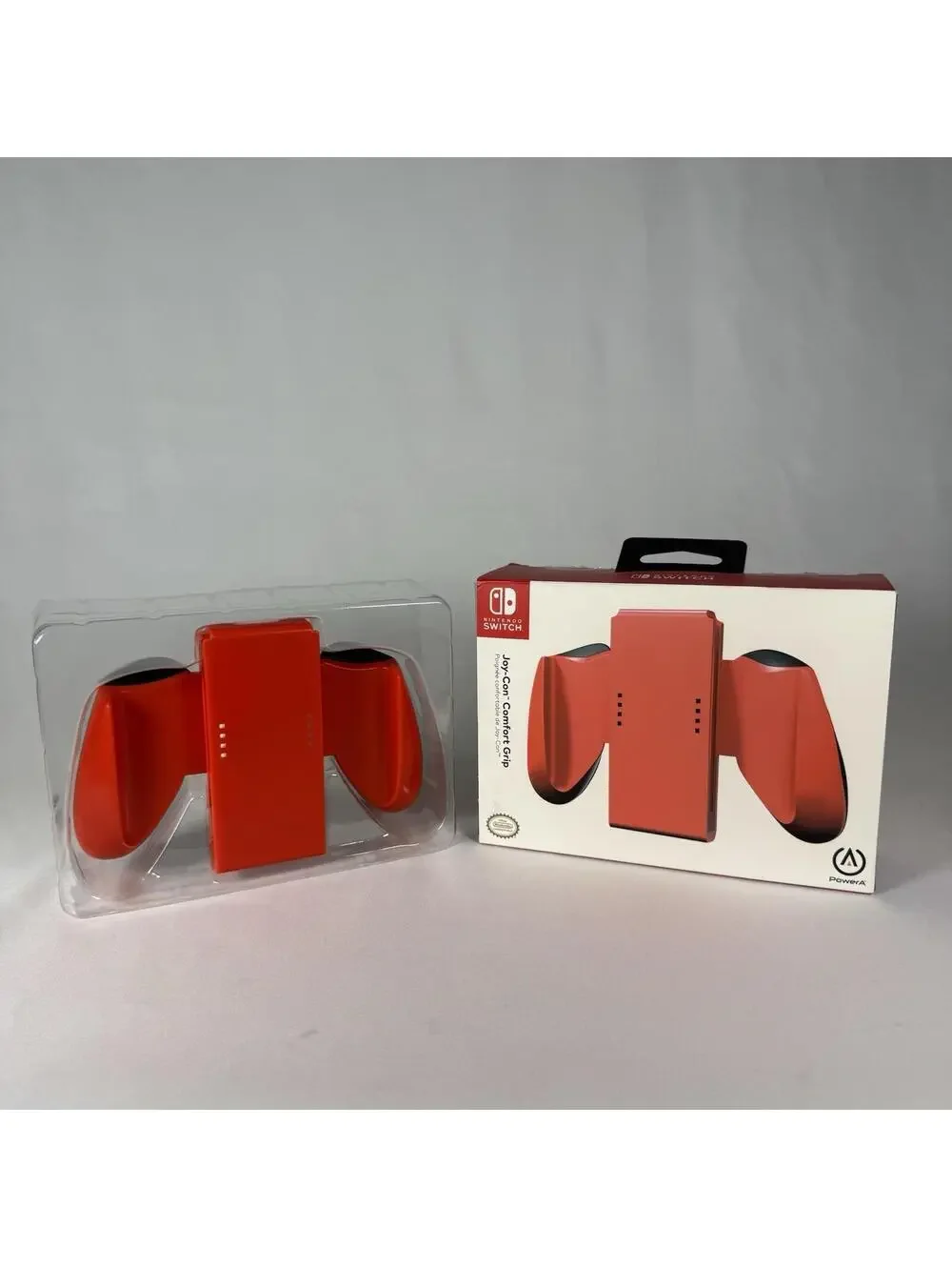 PowerA Nintendo Switch Official Licensed Joy-Con Comfort Grip Red Edition